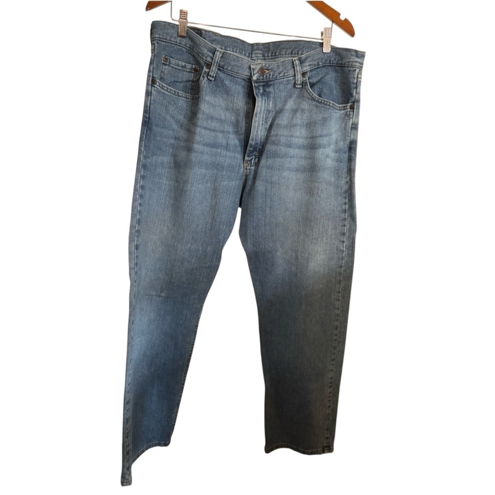 Wrangler Blue Straight Jeans Classic Style - Picture 6 of 6